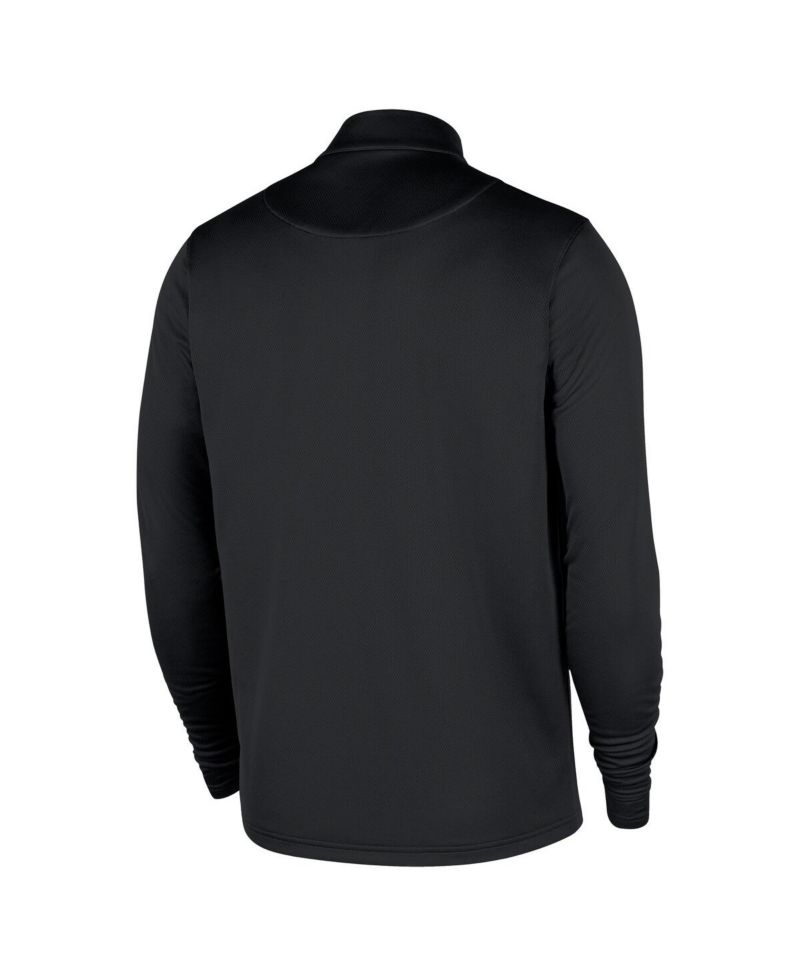 Men's Black Brooklyn Nets 2025/26 City Edition Remix Authentic Coaches Dri-FIT Half-Zip
