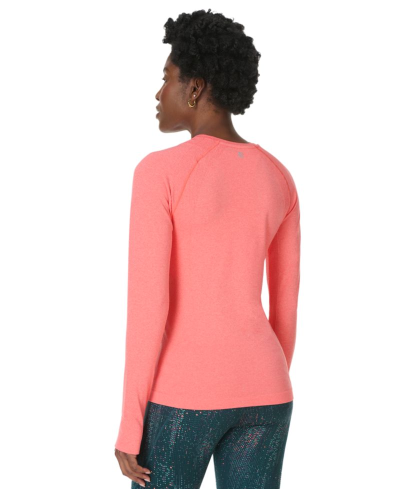 Women's Athlete Seamless Workout Long-Sleeve Top