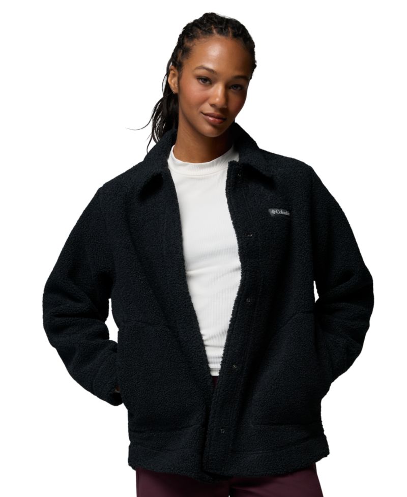 Women's Panorama Insulated Sherpa-Fleece Long-Sleeve Shirt Jacket