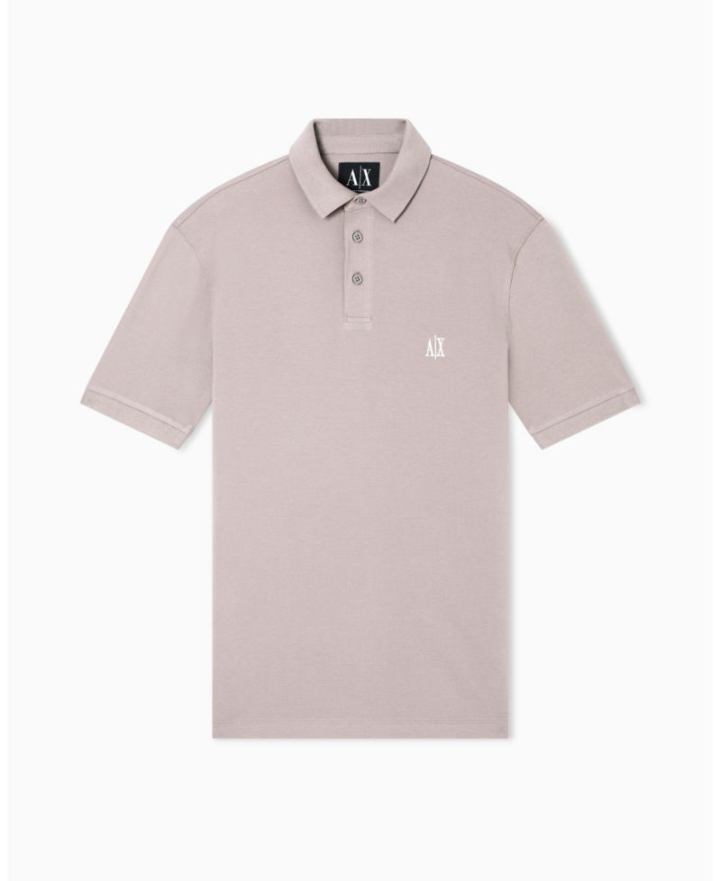 Men's Regular Fit Cotton Pique Polo Shirt