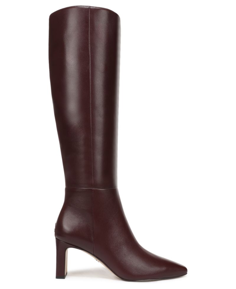 Women's Sylvia Snip Toe Knee High Dress Boots, Regular, Wide & Extra Wide Calf