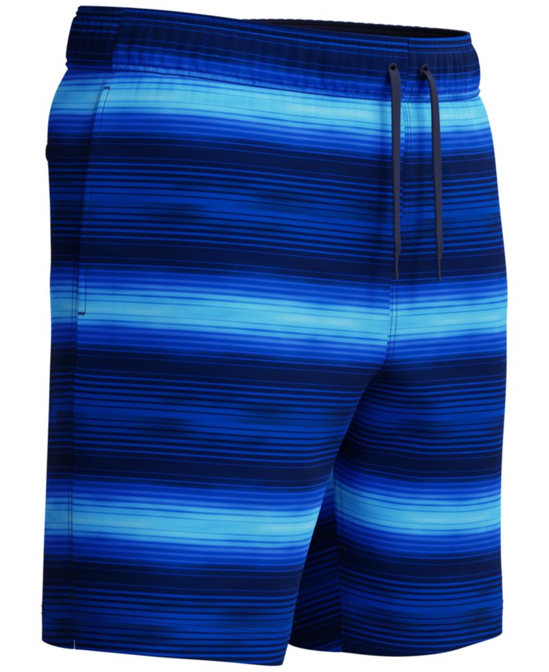 Men's Engineered Print Redondo Edge Volley Drawstring Surf Shorts, 7" Inseam