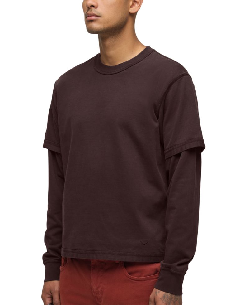 Men's Hybrid Long-Sleeve Relaxed-Fit T-Shirt