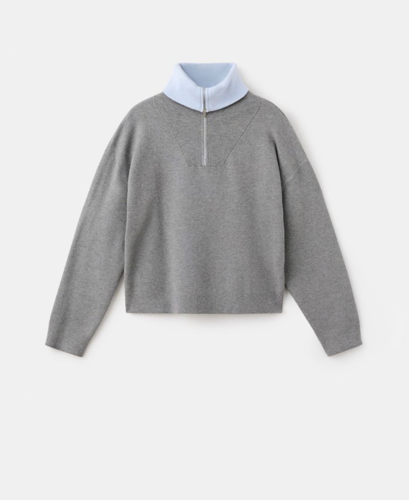 Women's Turtleneck Zip Sweater