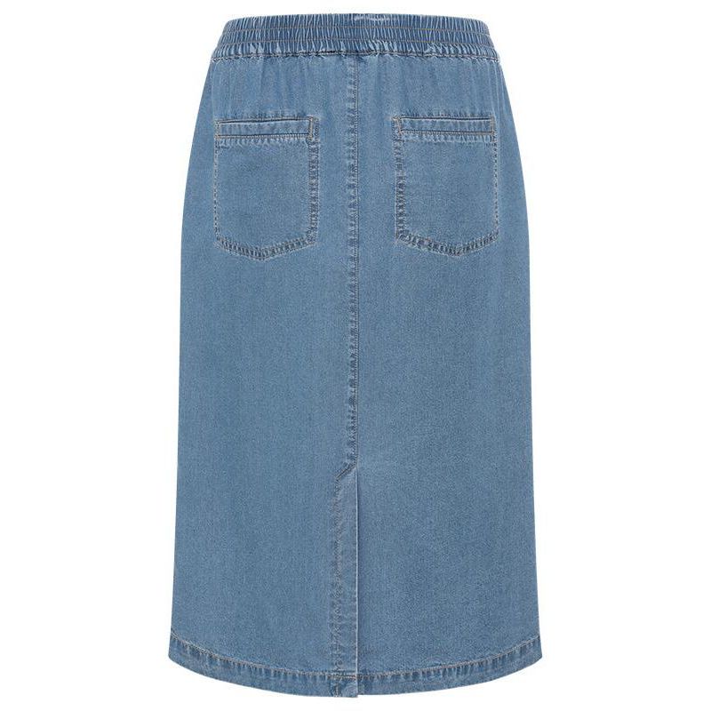Women's Soft Denim Pull-On Skirt