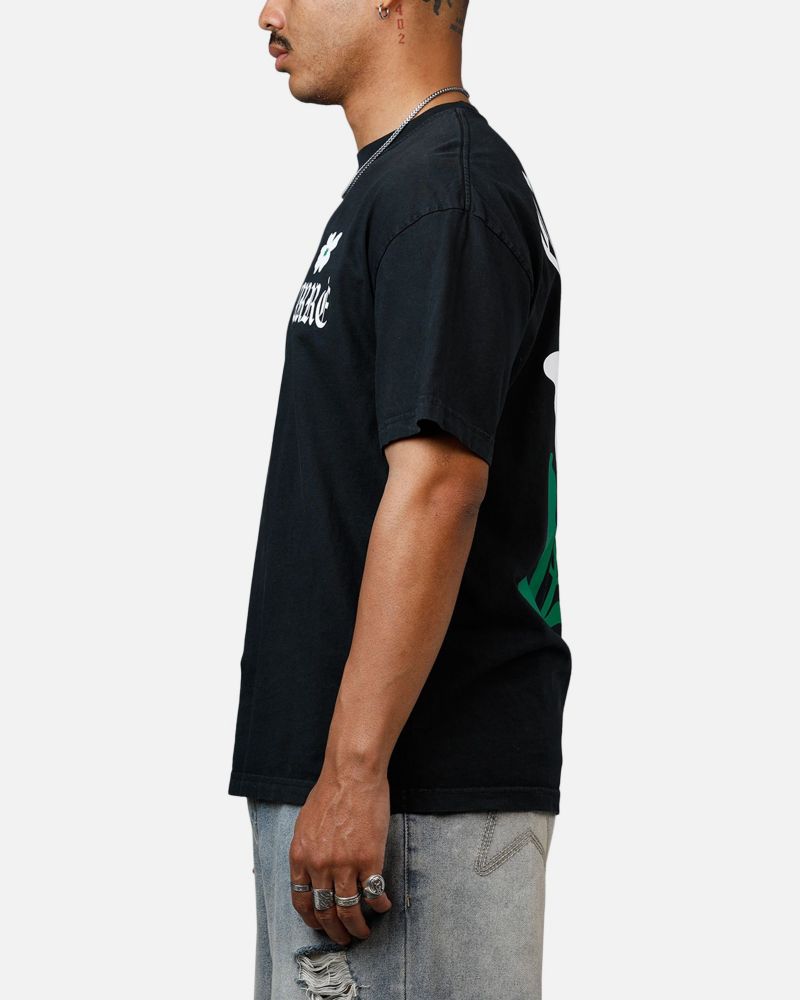Men's Eternal Garden Heavyweight T-Shirt - Black Acidwash M
