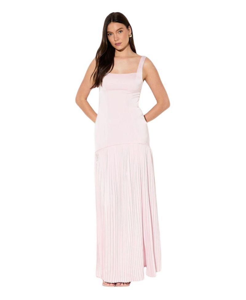 Women's Premium Pleated Skirt Bridesmaid Dress