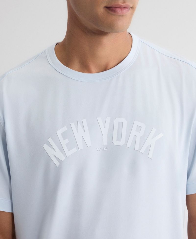 Men's Light Blue New York Yankees Clutch Winning Edge T-Shirt