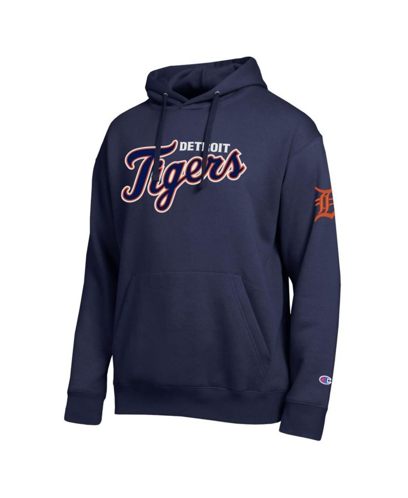 Men's Navy Detroit Tigers All Star Wordmark Hoodie