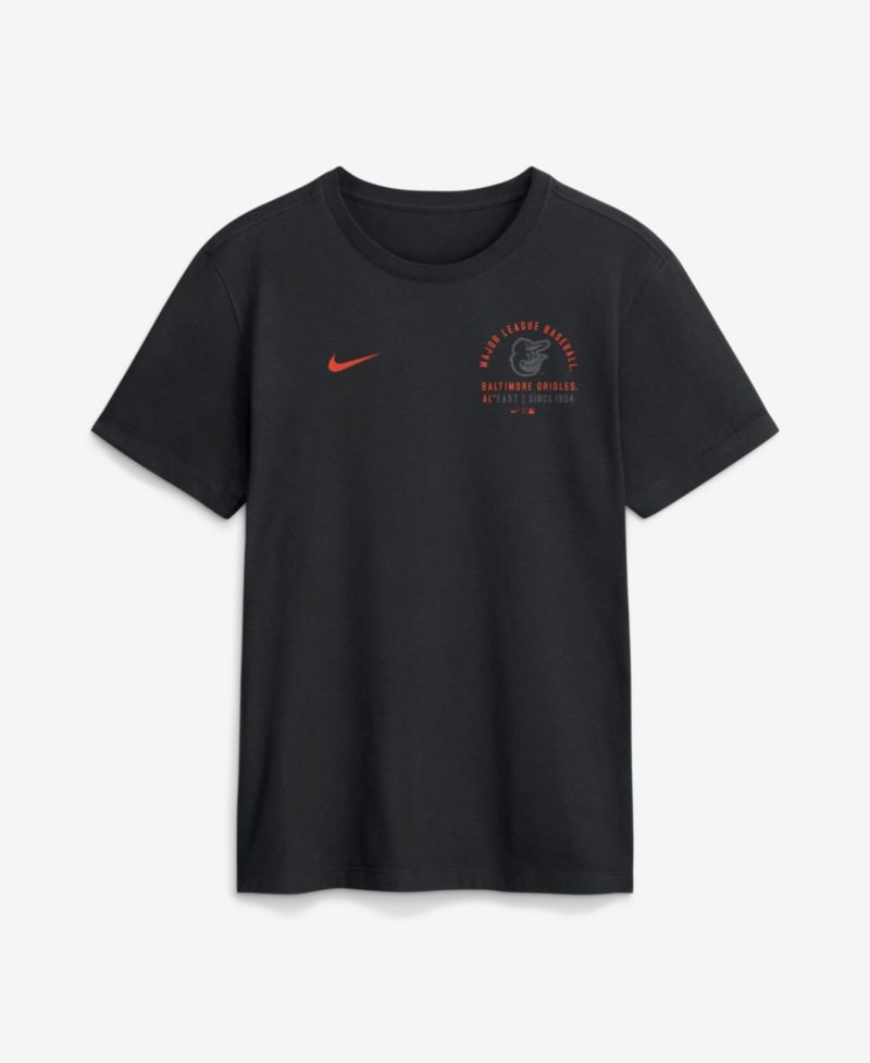 Men's Black Baltimore Orioles Split Logo T-Shirt