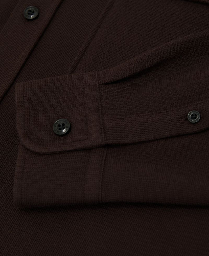 Men's Forsithe Textured Twin-Pocket Cotton-Blend Overshirt