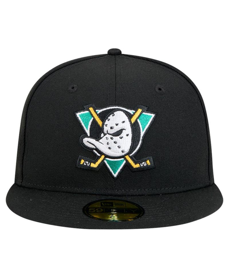 Men's Black Anaheim Ducks Core 59FIFTY Fitted Hat