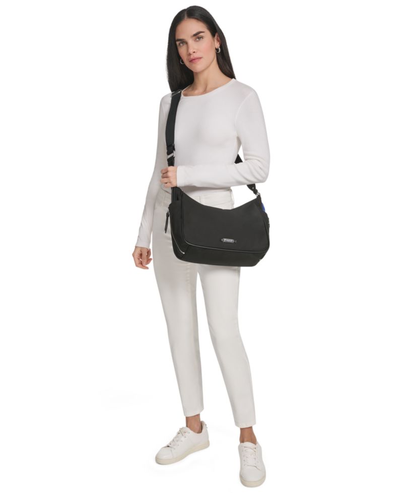 Zulle Nylon Medium Hobo Handbag