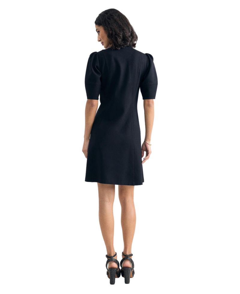 Women's Alima Puff-Sleeve A-Line Dress