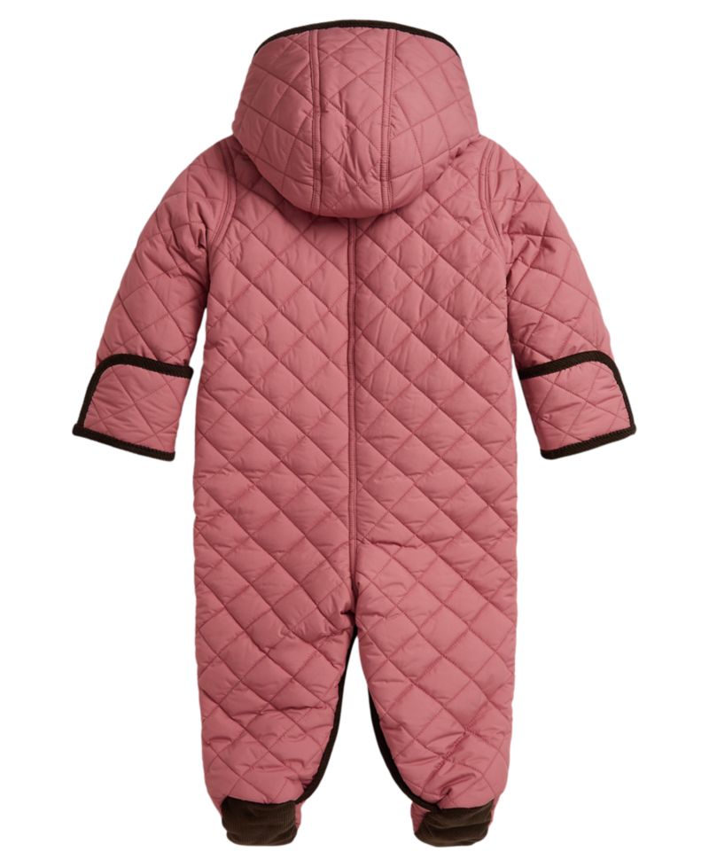 Baby Boys' and Baby Girls' One Piece Hooded Snowsuit