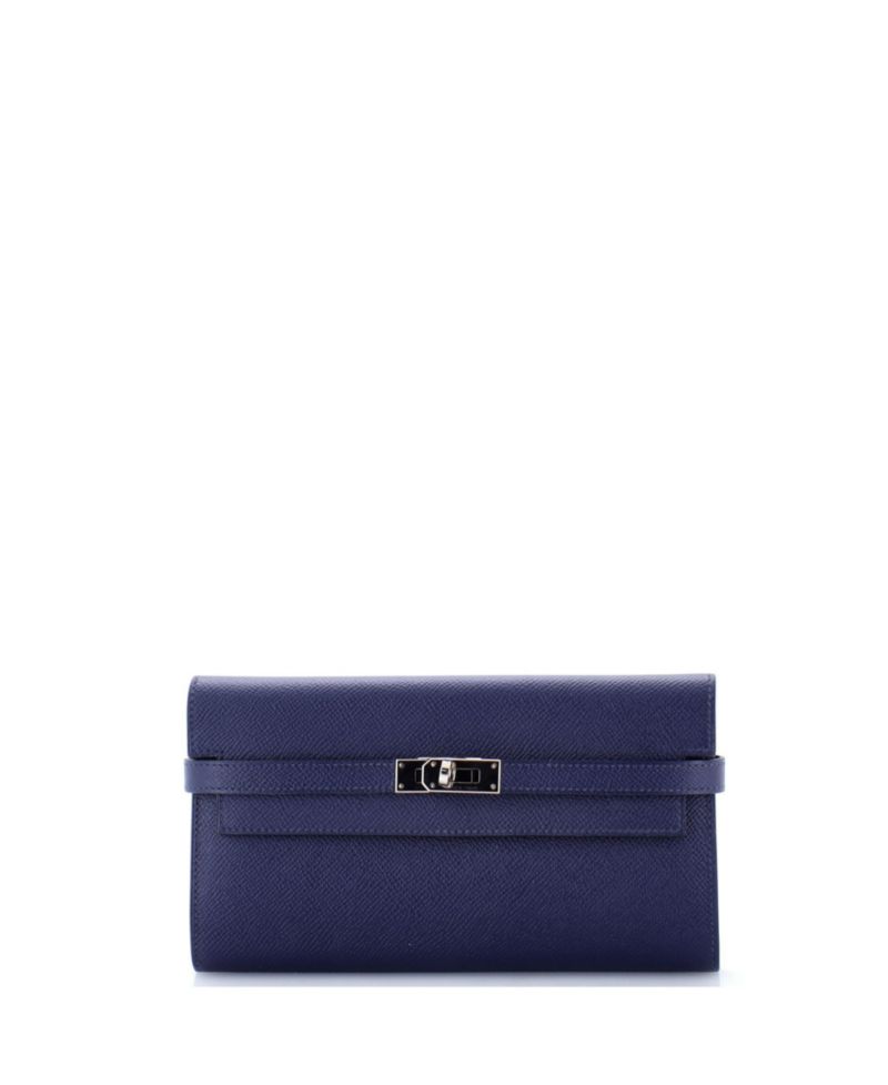 Pre-Owned Hermes Long Kelly Wallet Epsom