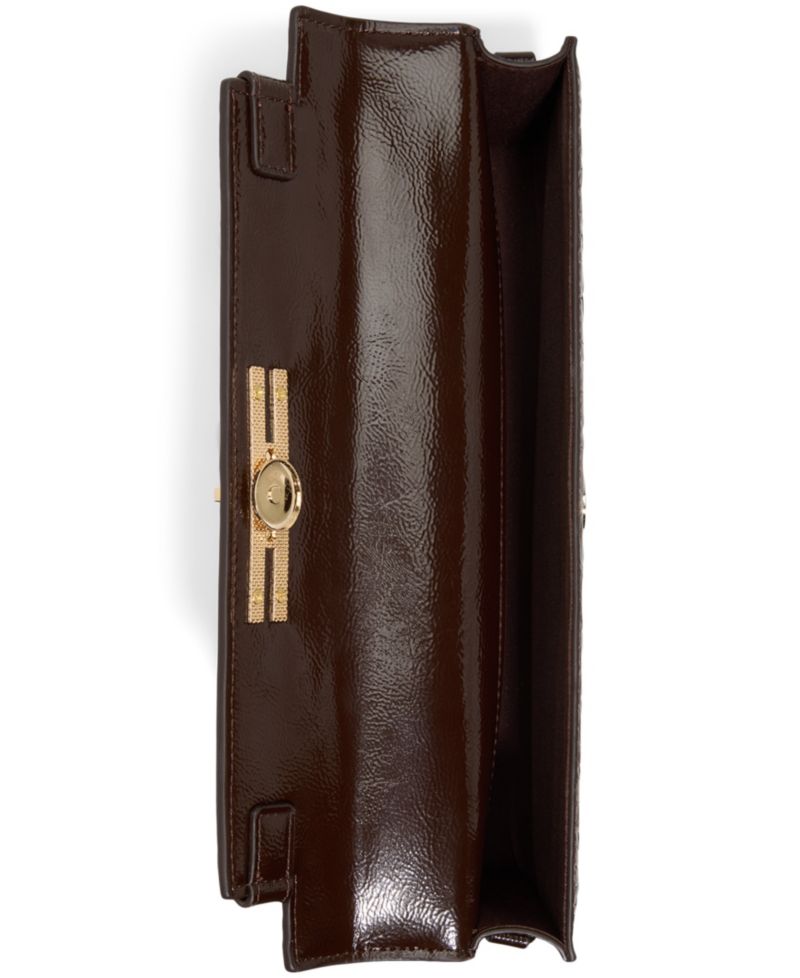 Mirzzaa Small Turn-Lock Clutch Crossbody Handbag