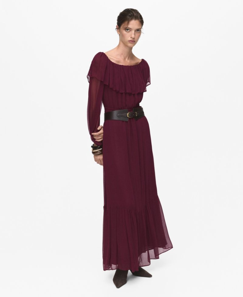 Women's Ruffles Strapless Dress