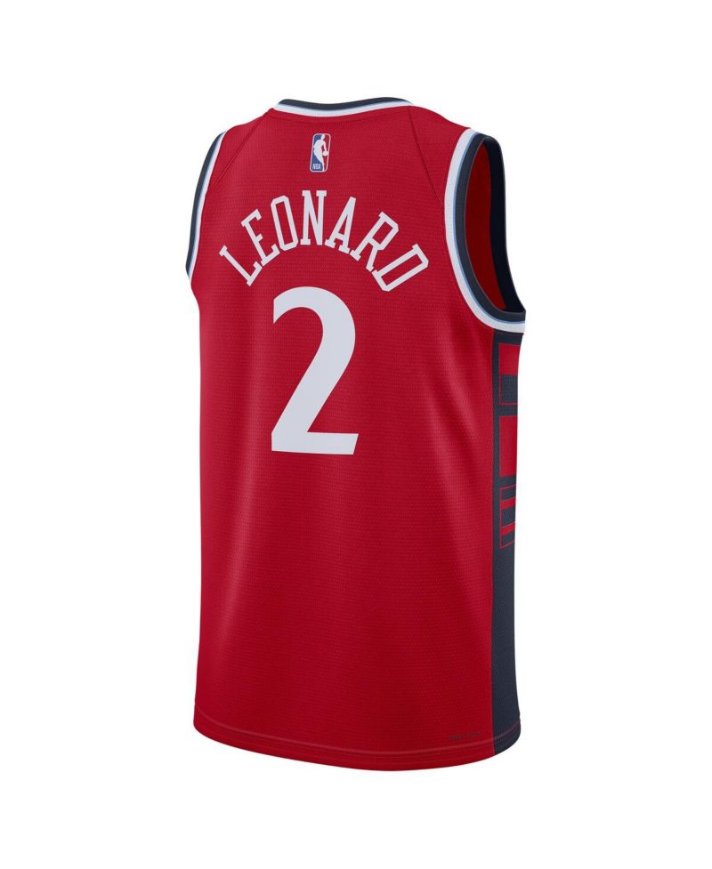Men's and Women's Kawhi Leonard Red LA Clippers 2024/25 Swingman Jersey - Statement Edition