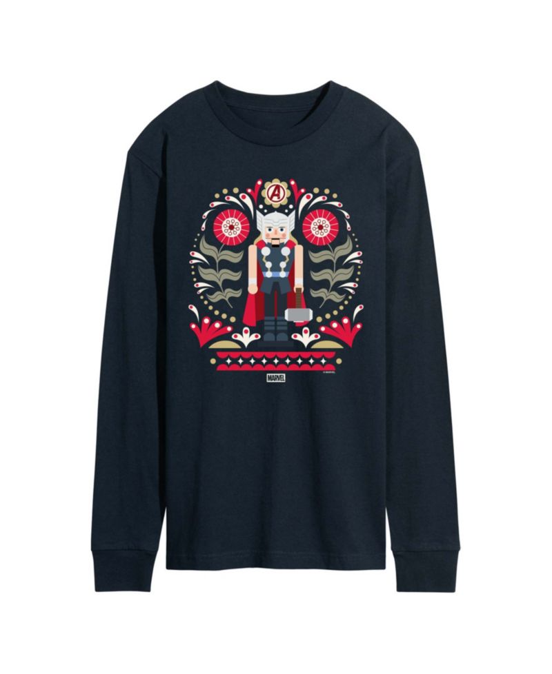 Men's Thor Nutcracker Graphic Long-Sleeve T-Shirt