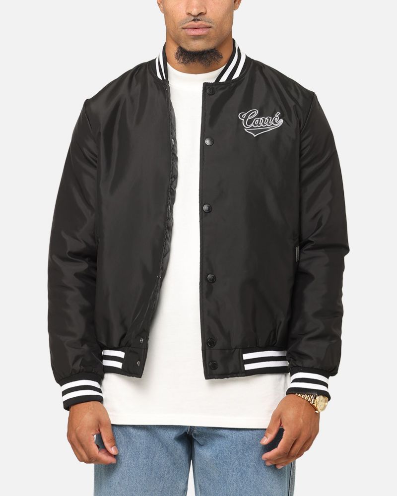 Big & Tall Team Puffer Varsity Jacket, Brown, 3XL