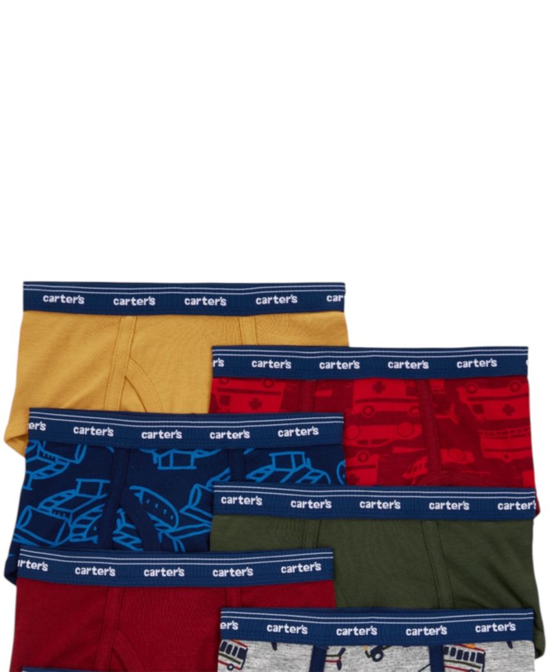 Toddler Boys' 7- Pack Construction-Themed Briefs