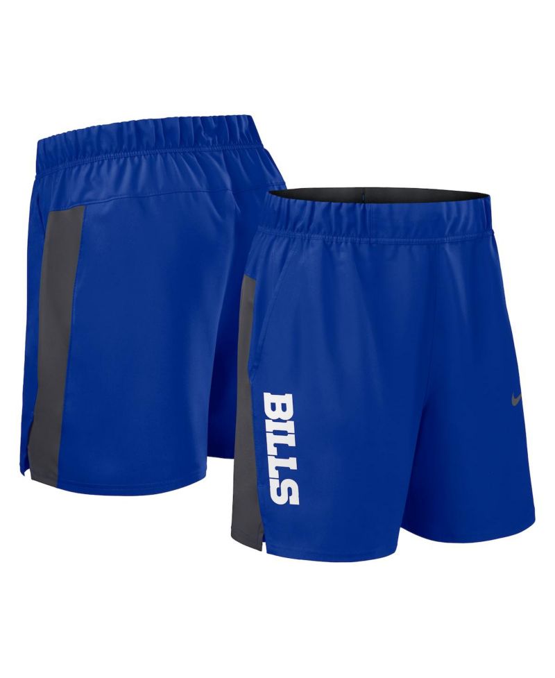 Men's Royal Buffalo Bills Woven Victory Performance Shorts