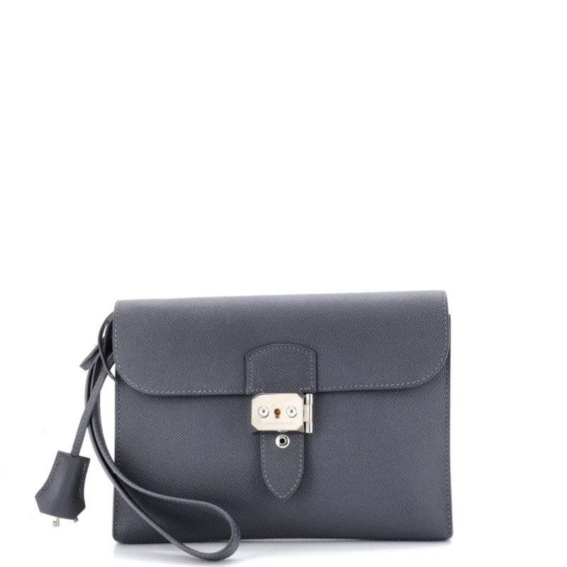 Sac a Depeches Wristlet Pouch Epsom