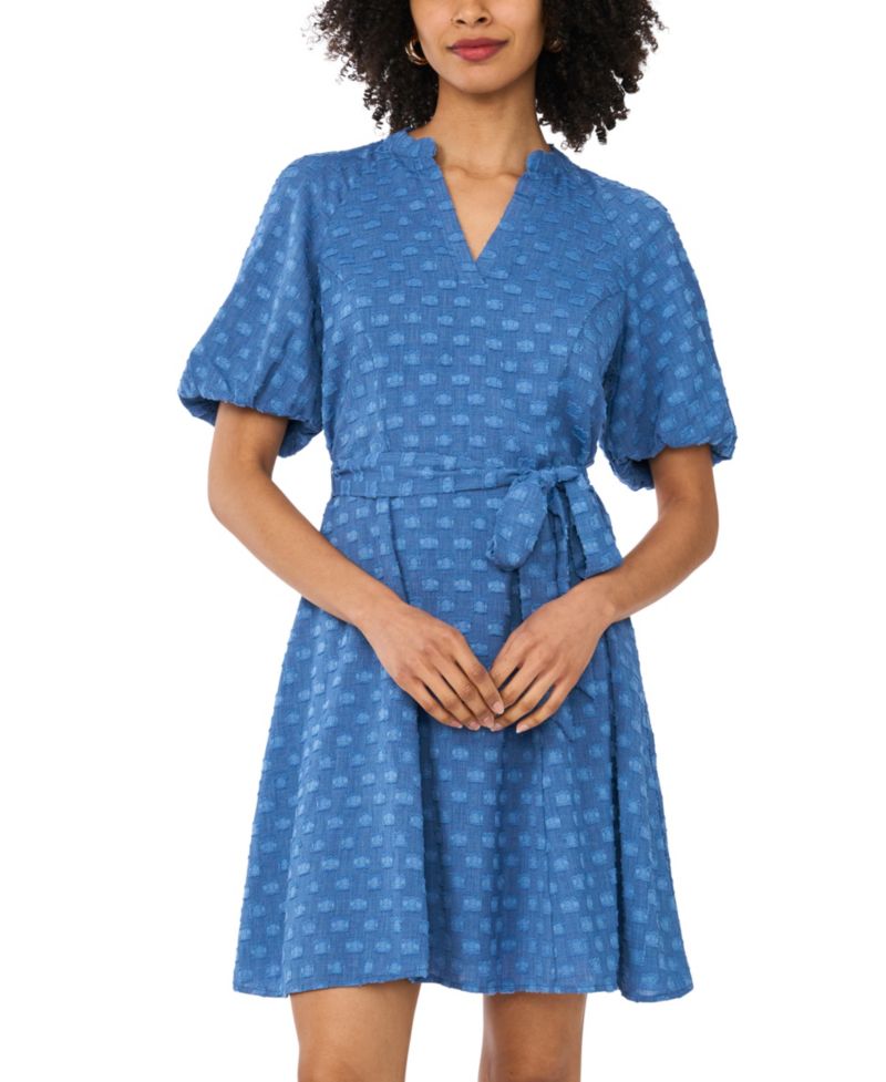 Women's Puff-Sleeve Mini Dress
