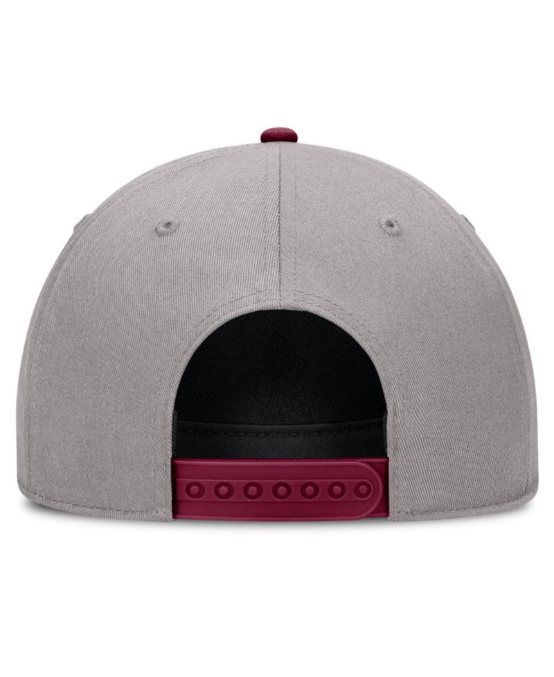 Men's and Women's Gray Florida State Seminoles Primetime Rise Rope Adjustable Hat