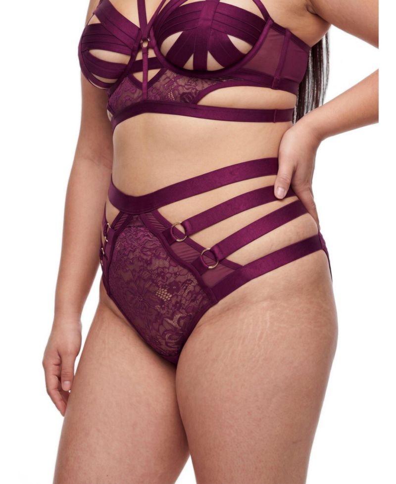 Plus Size Strappy High-Waist Cheeky Vixen Panty
