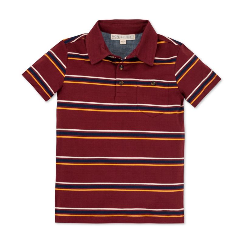 Hope and Henry Boys' Short Sleeve Jersey Polo - Kid