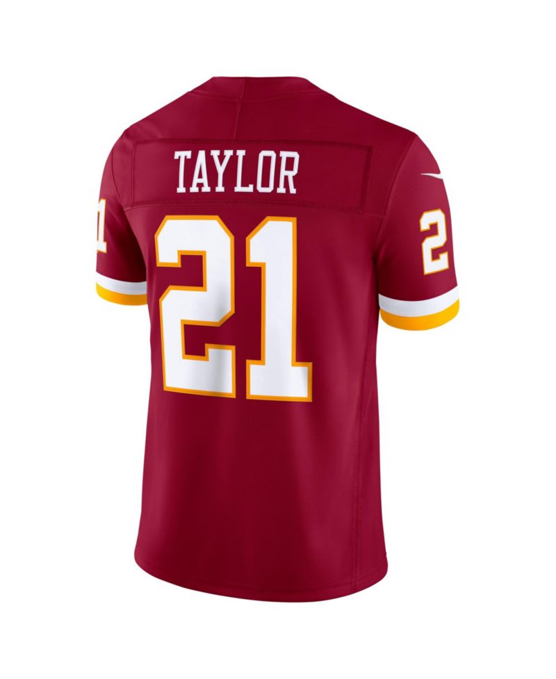 Men's Sean Taylor Burgundy Washington Commanders Team Vapor F.U.S.E. Stitched Retired Limited Jersey