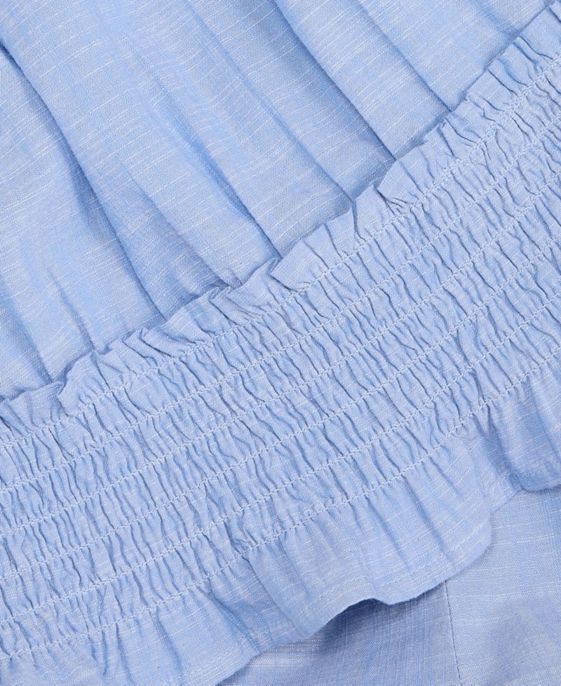 Girls' XS-XL Chambray Pants Set