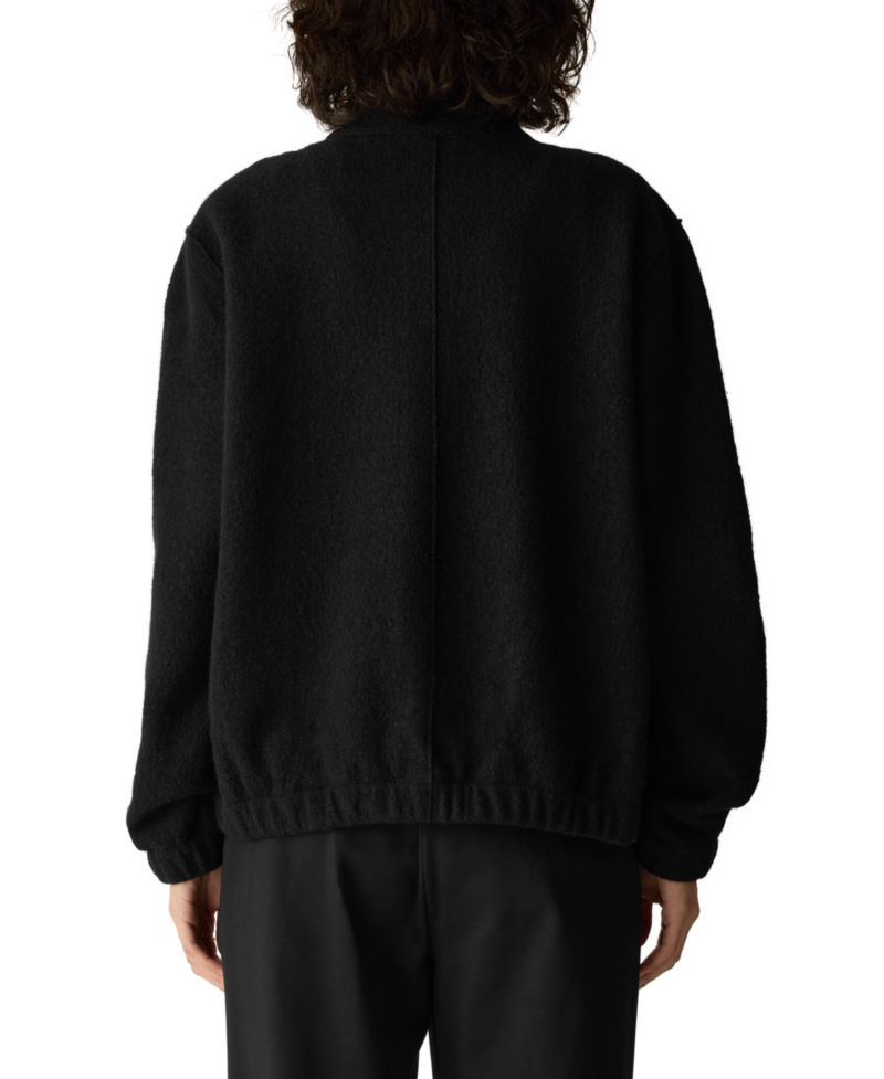 Women's Stand Collar Boiled Wool Short Jacket