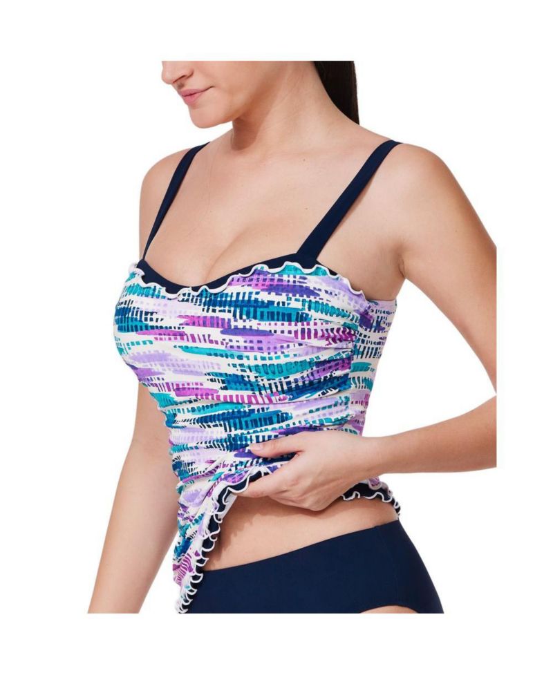Women's Gottex Canva Tricolore E-Cup Tankini Top