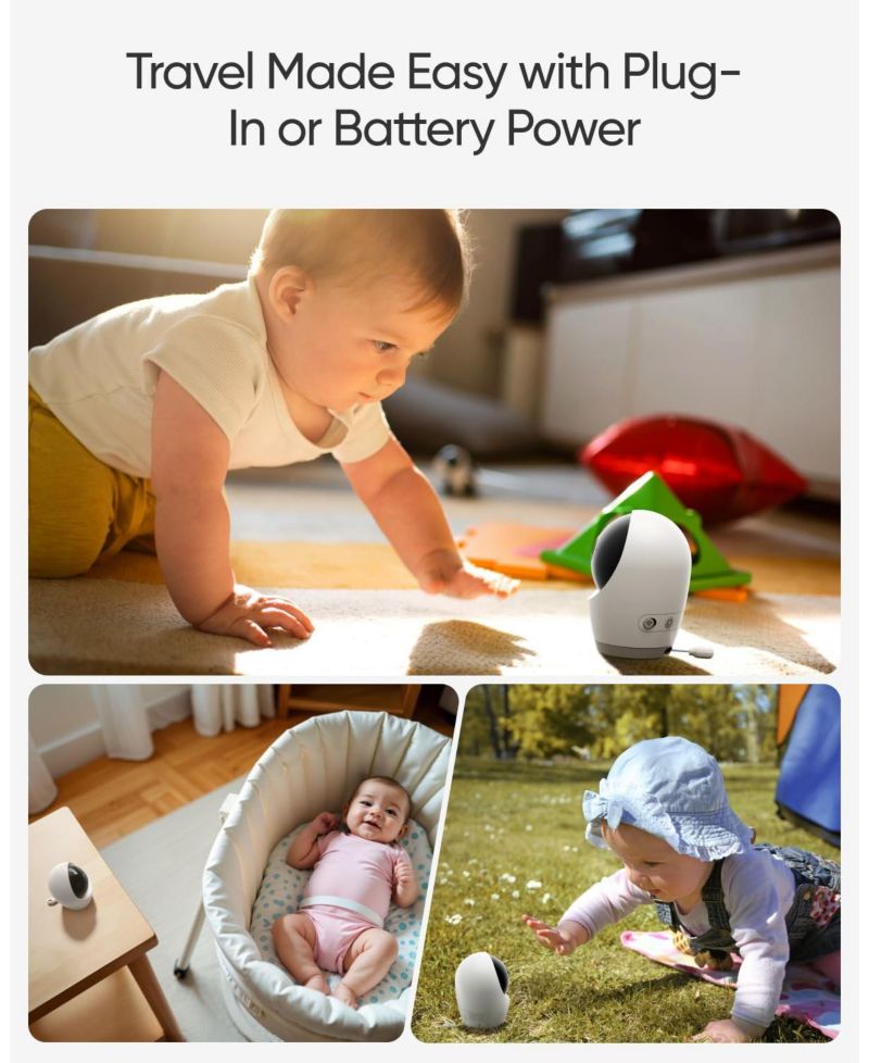 Security Baby Monitor E21 with 4K UHD Camera