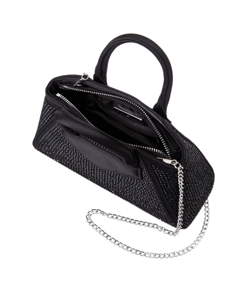 All Over Crystal Satchel Bag