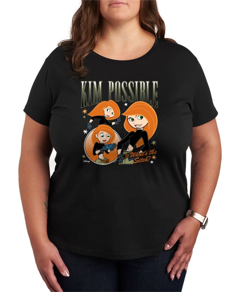 Plus Size Kim Possible Collage Graphic T-Shirt