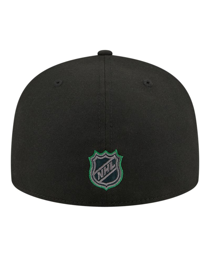 Men's Black Dallas Stars Color Pop 59FIFTY Fitted Hat