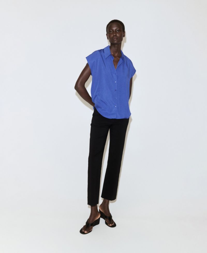 Women's Short-Sleeved Lyocell Shirt
