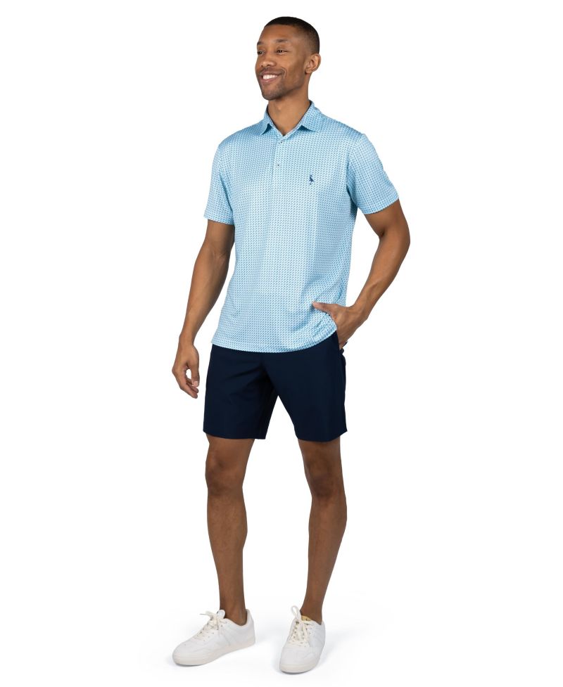 Men's Golf Tees Printed Performance Polo