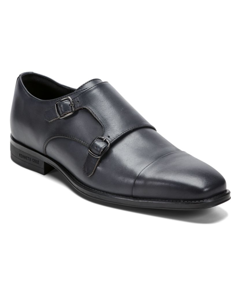 Men's Charles Leather Double Monk Strap Dress Shoes