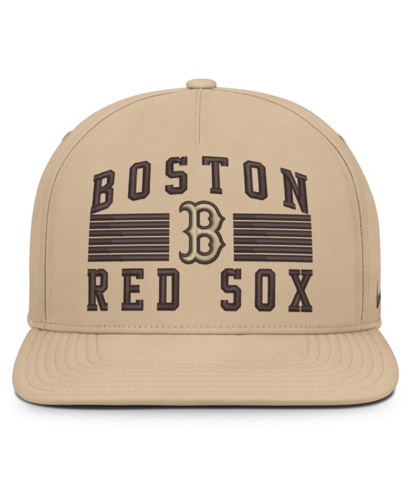 Men's Khaki Boston Red Sox Desert Pro AeroBill Dri-FIT snapback Hat