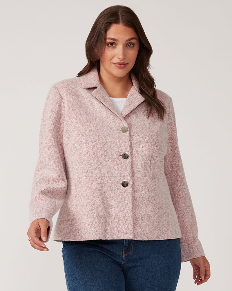 Women's Cropped Floater Single-Breasted Short Coat