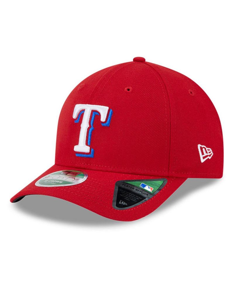 Men's Red Texas Rangers Player Replica 9FORTY Adjustable Hat