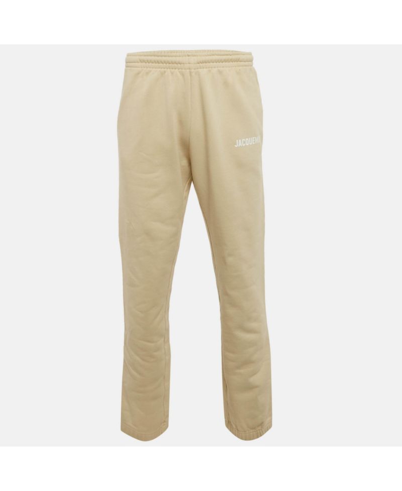 Men's Logo Print Cotton Le Jogging Pants