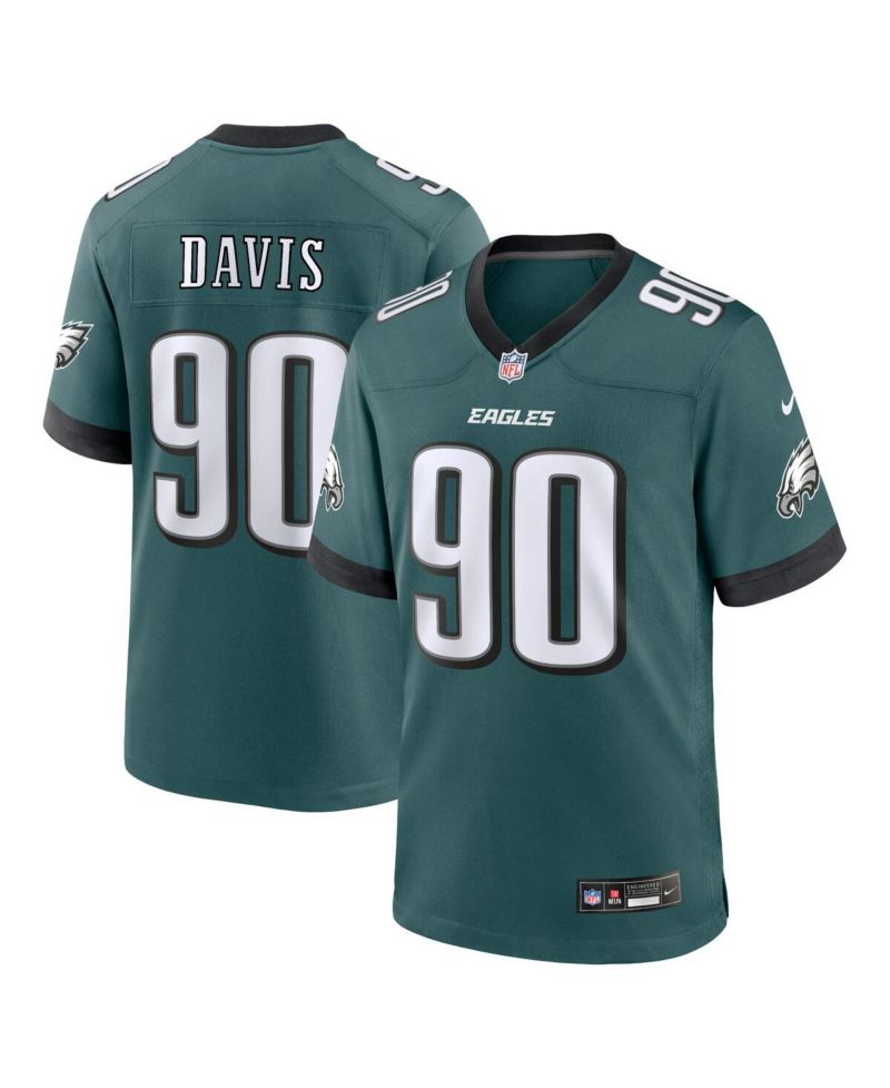 Jordan Men's Davis Midnight Philadelphia Eagles Alternate Game Jersey