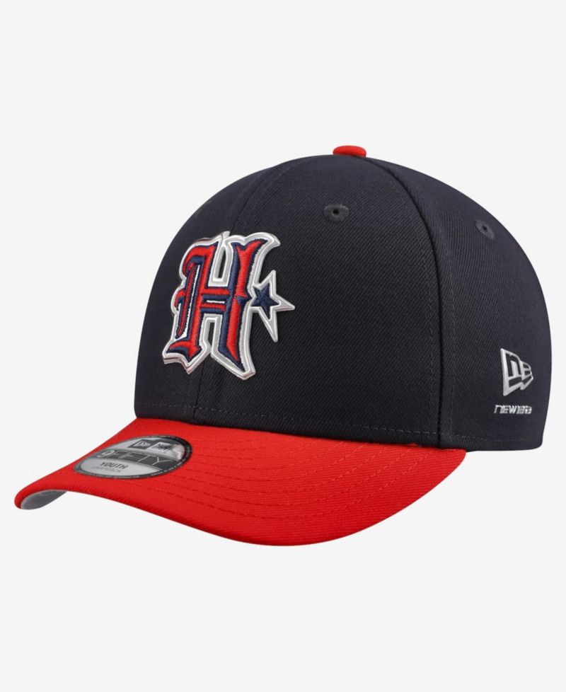 Big Boys and Girls Navy/Red Houston Texans 2026 NFL Draft Pre-Curved 9FIFTY Snapback Hat