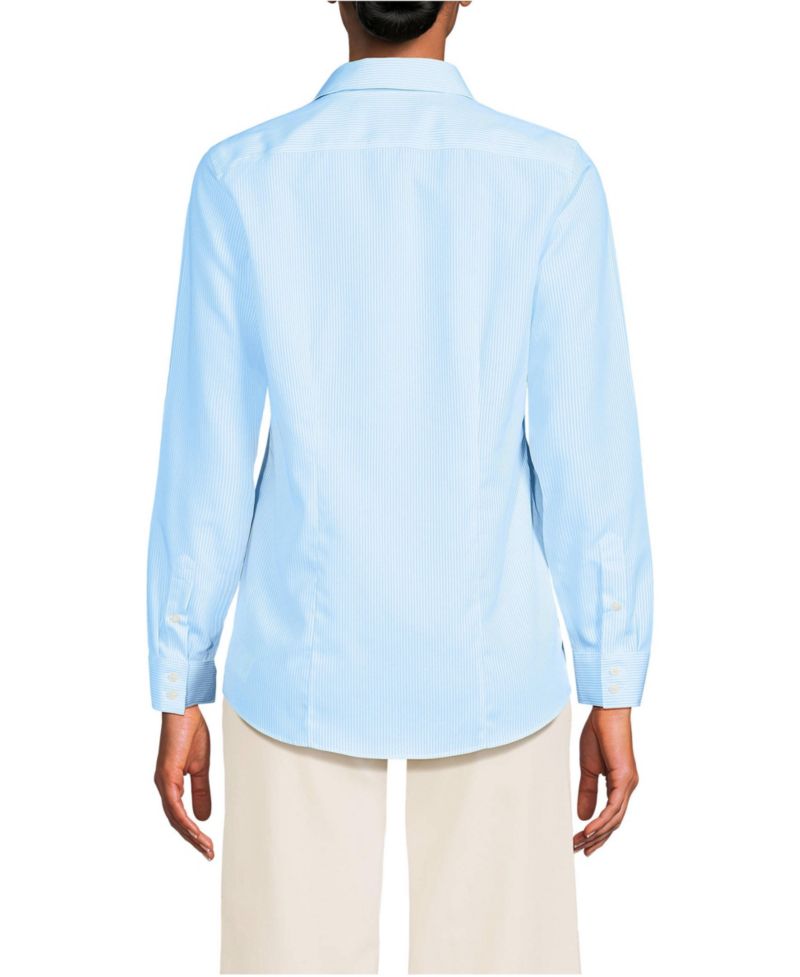 Women's No Iron Button Front Shirt